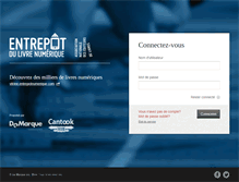 Tablet Screenshot of entrepotnumerique.com